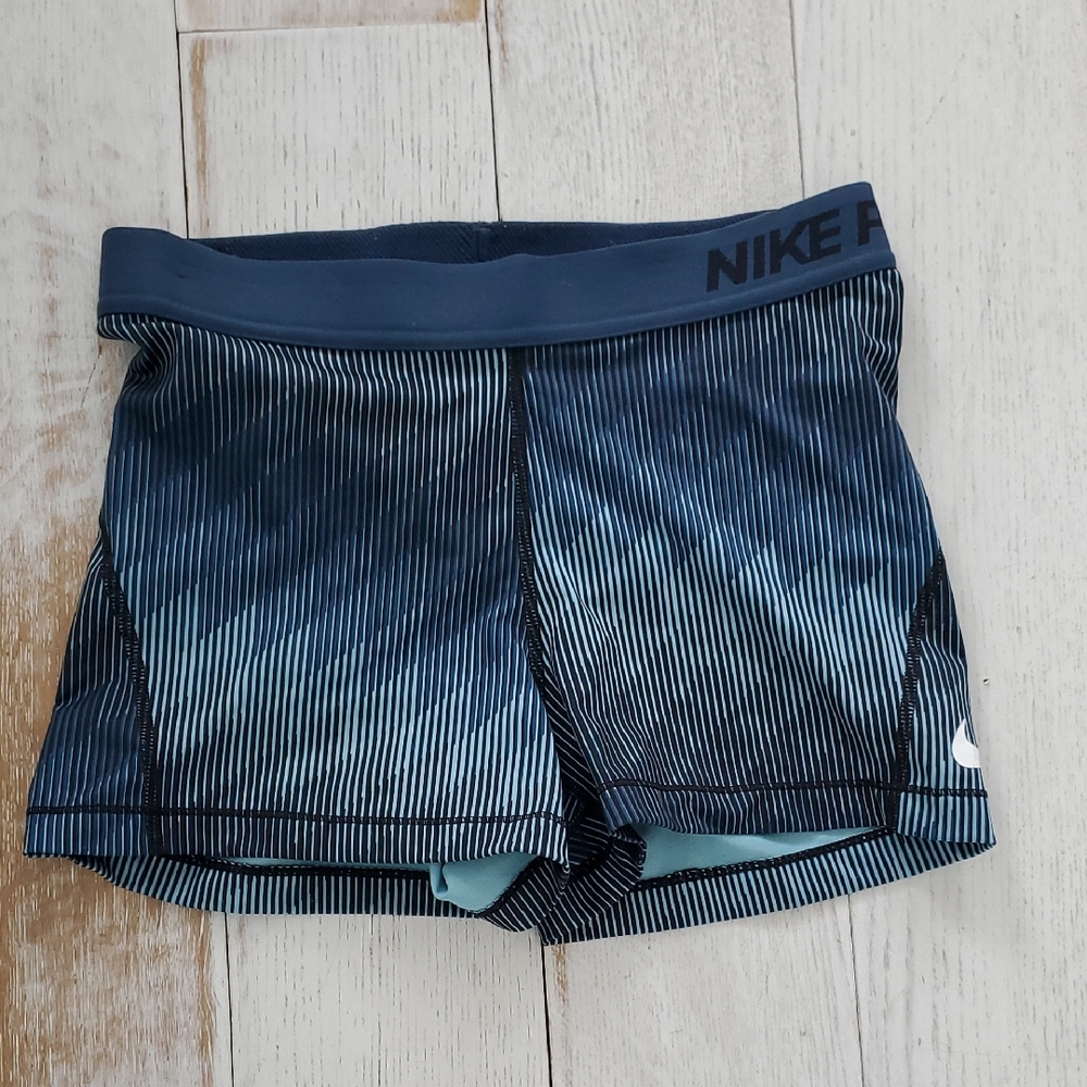 Nike Dri-FIT Teal and Navy Shorts
